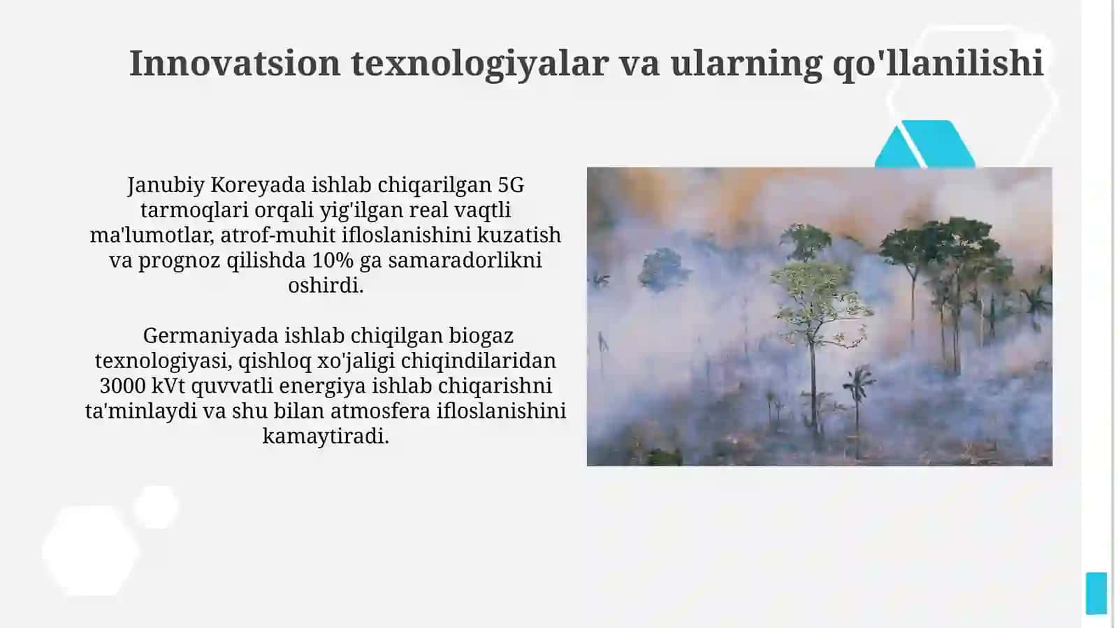 Antropogen omillarning biosferagataʼsirinikamaytirish 3