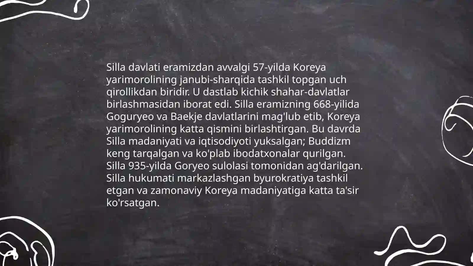 Koreya birlashgan Silla davrida 3