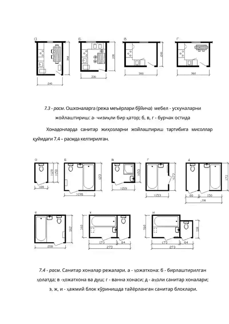 Турар-жой биноларининг ҳажмий-тархий ечимлари 3