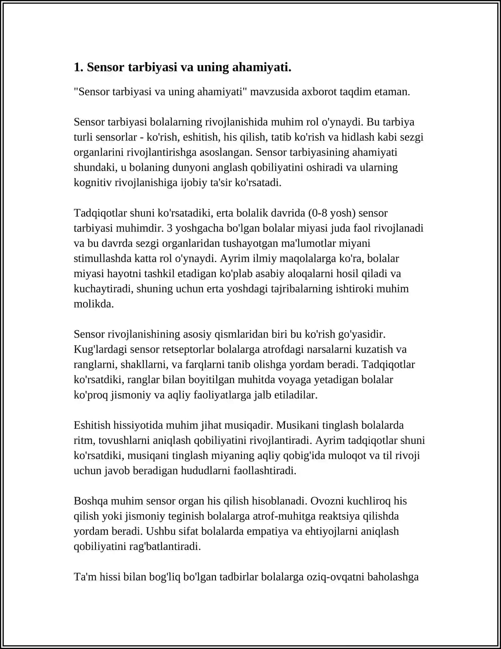 SENSOR TARBIYA TUSHUNCHASI 3