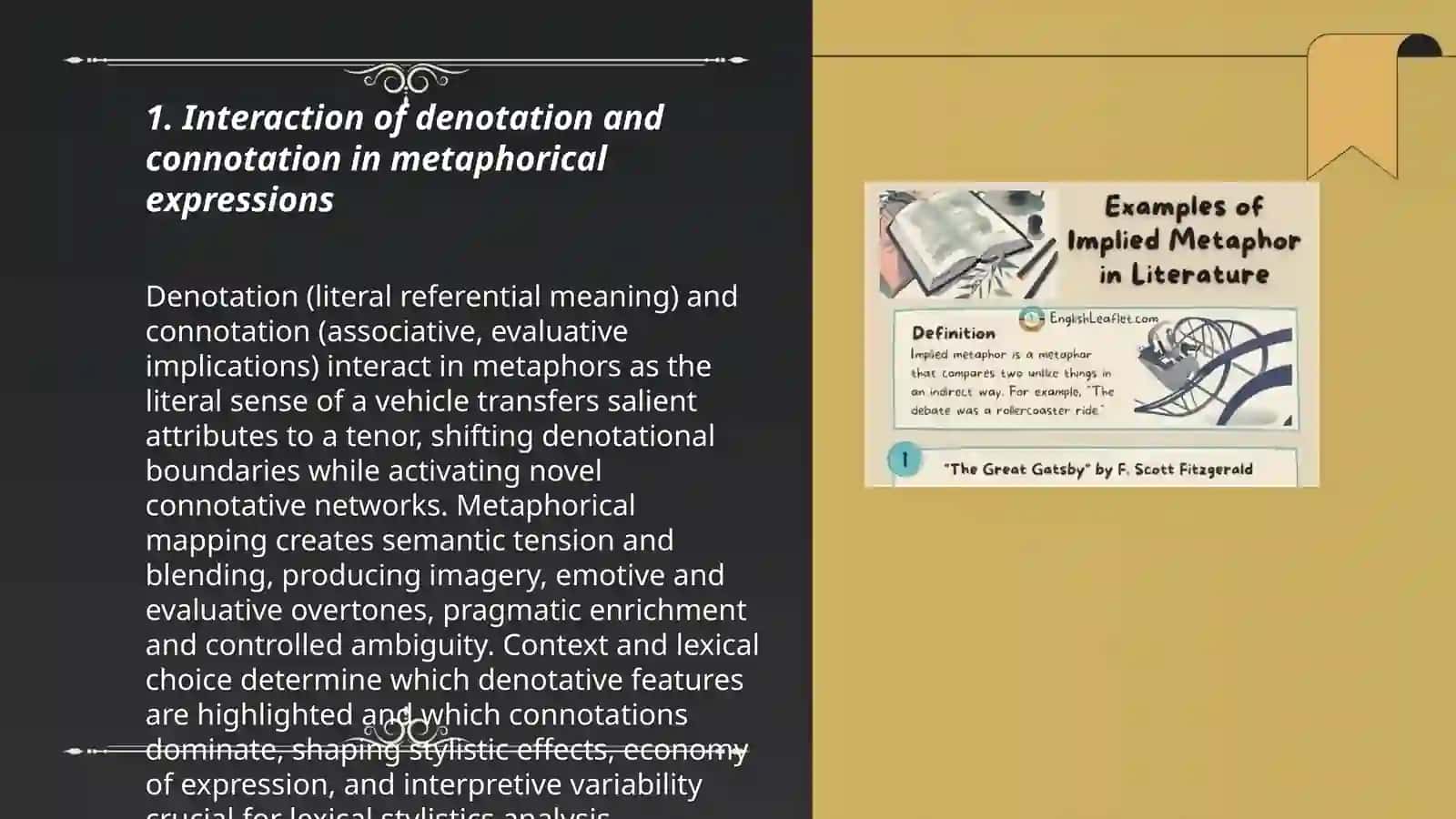 Lexical stylistics. Interaction of different types of lexical meaning 3