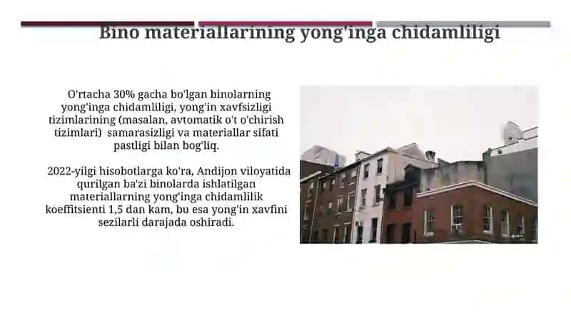 Bino va inshootlarning yonğinga chidamliligi va uni oshirish yollari 3