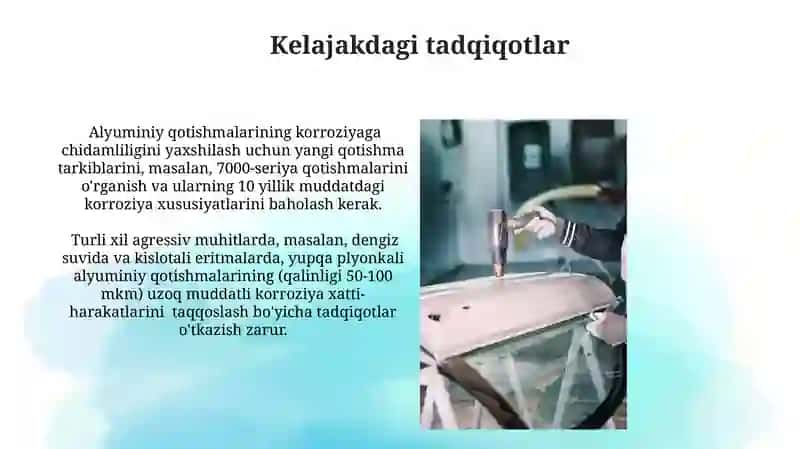 Alyuminiy qotishmalarining korroziyaga chidamliligi 3