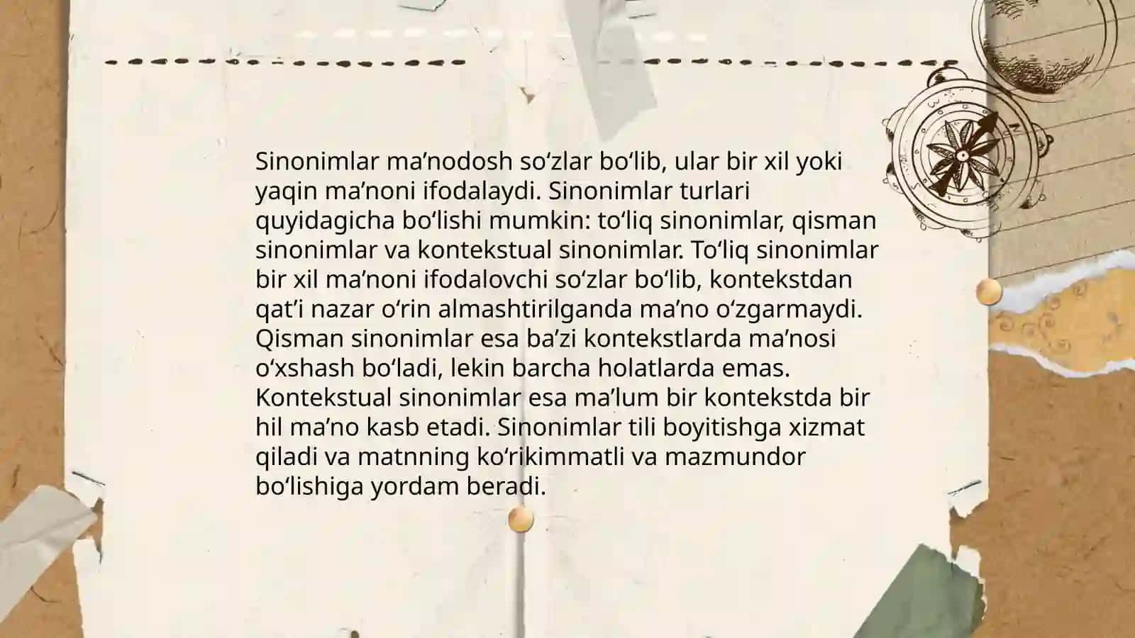 Sinonimlar 3