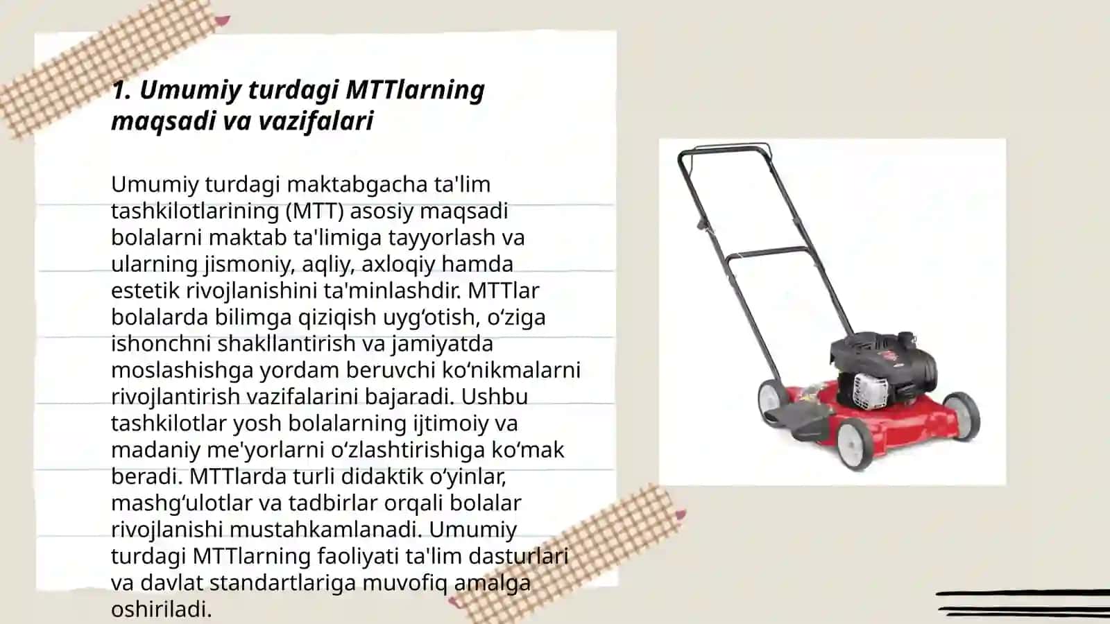 Umumiy turdagi MTTlar 3