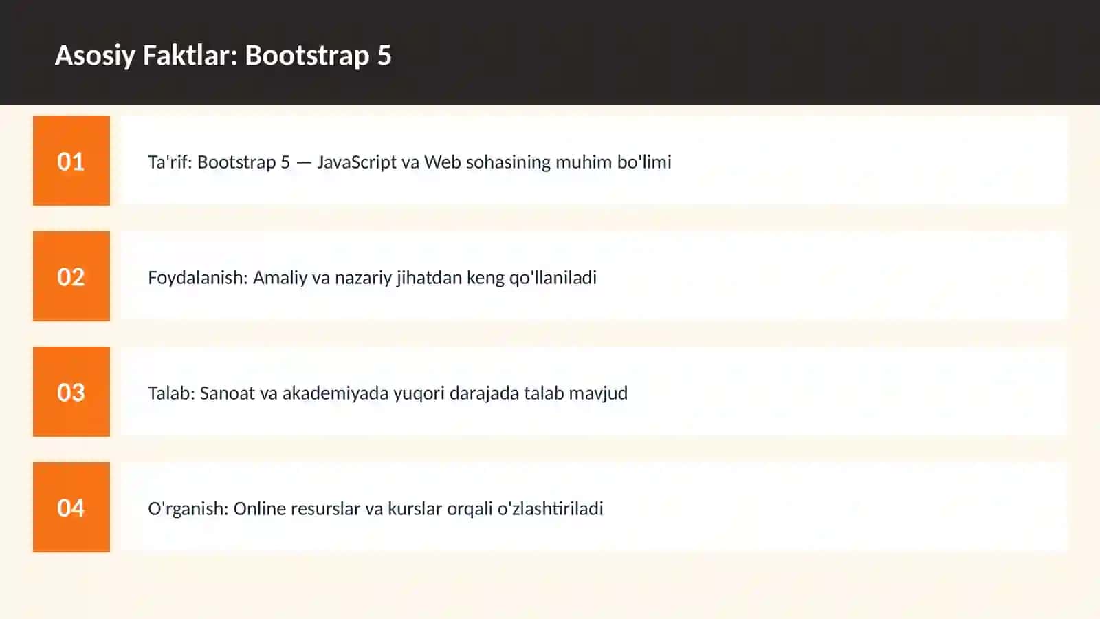 DASTURLASH | JAVASCRIPT VA WEB 3