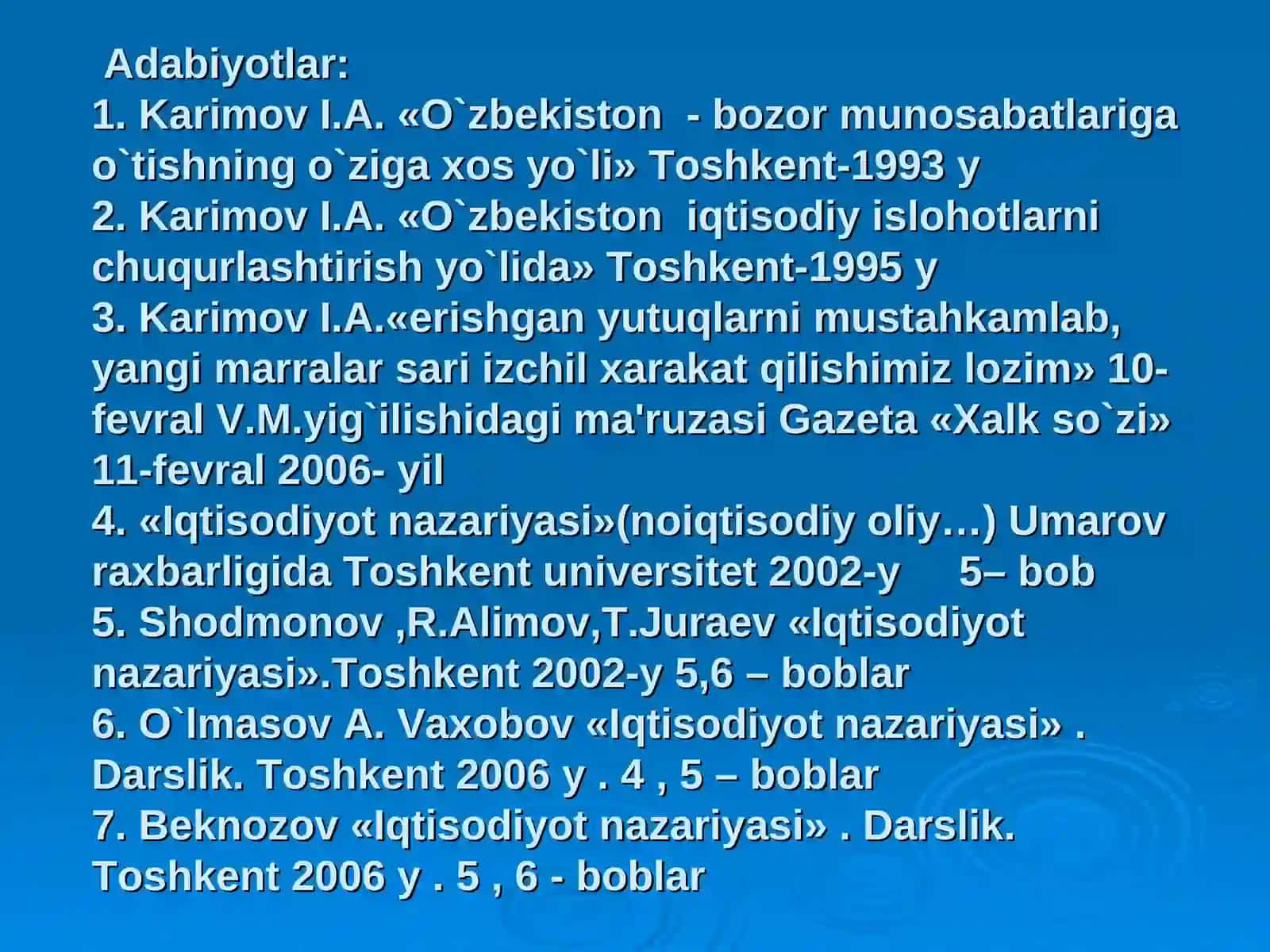 Bozor iqtisodiyotining mohiyati va belgilari. Bozor va uning tuzilishi 3