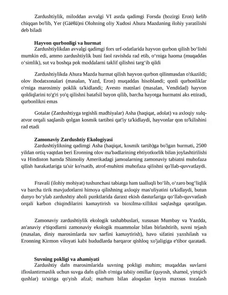 Zardushtiylikda tabiatning ulugʻlanishi 3