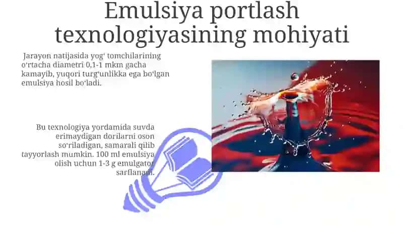 Emulsiya portlash texnologiyasi 3