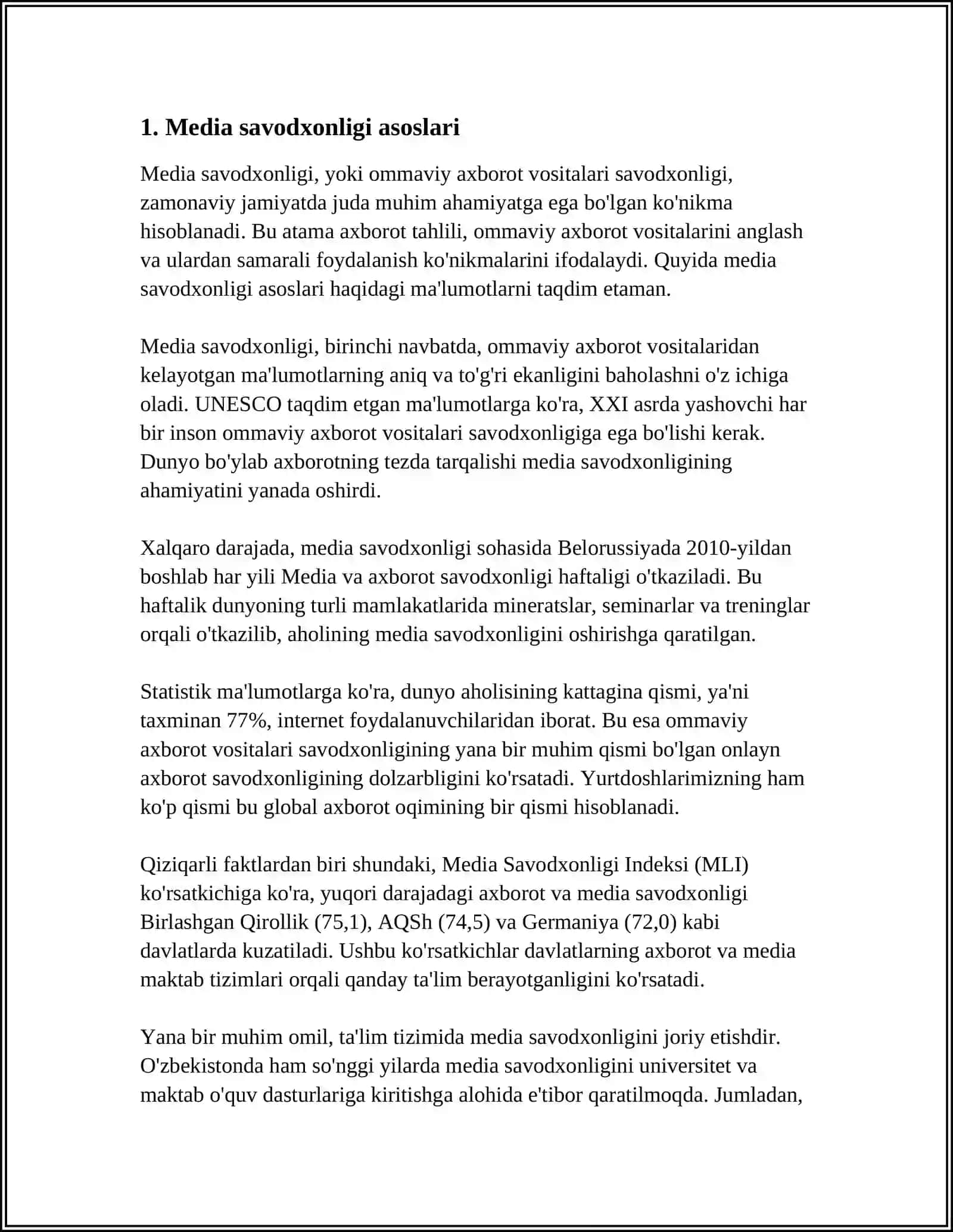 MEDIA SAVODXONLIK VA KIBERXAVFSIZLIK 3