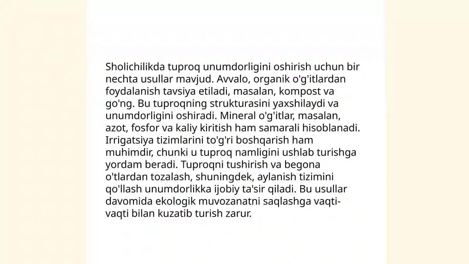 Yerga asosiy ishlov berish usullari 3