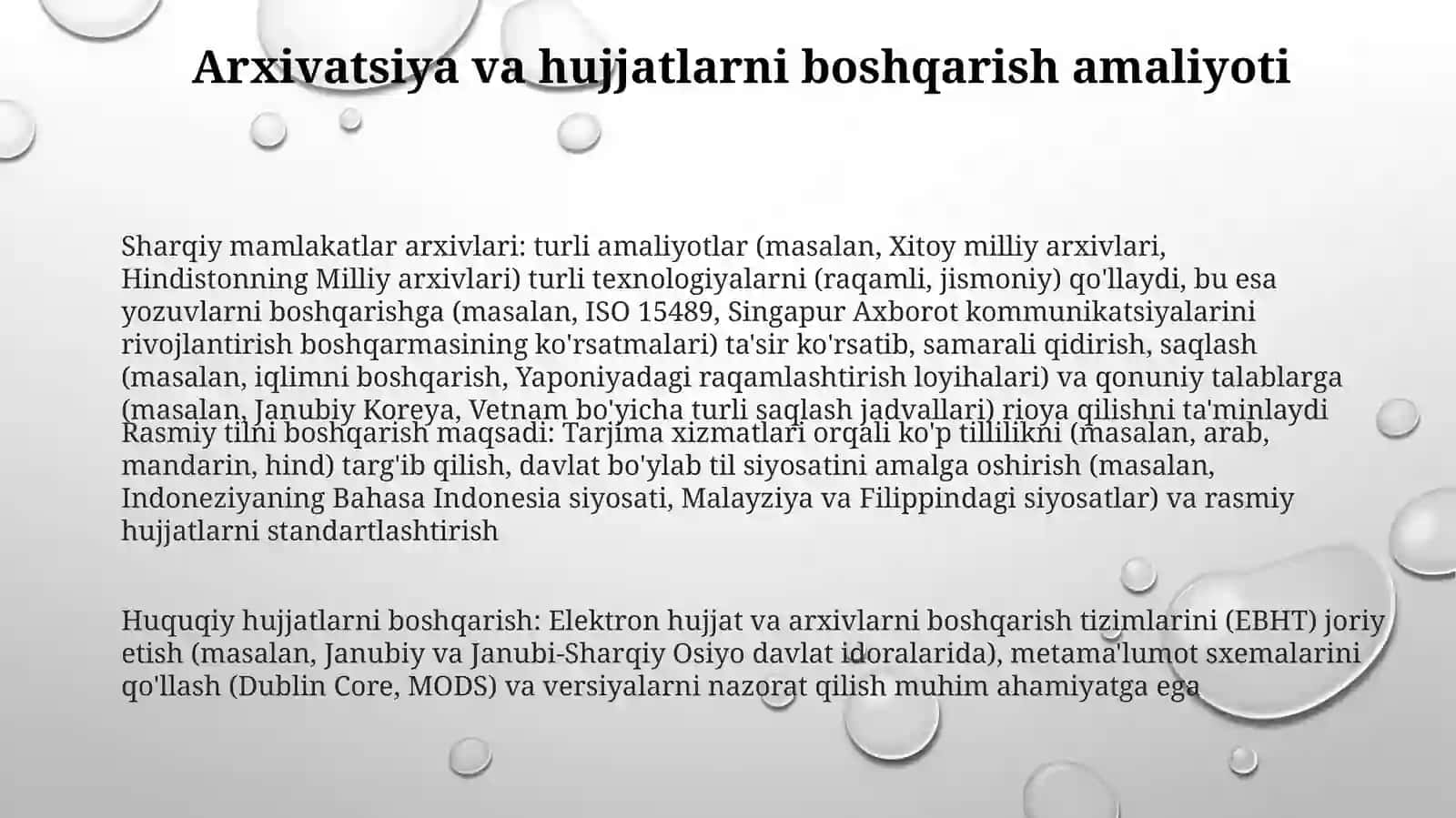 Davlattilidaishyuritish"faniningmaqsadvavazifalari.Sharqdavlatlaridahujjatyurituvlari 3