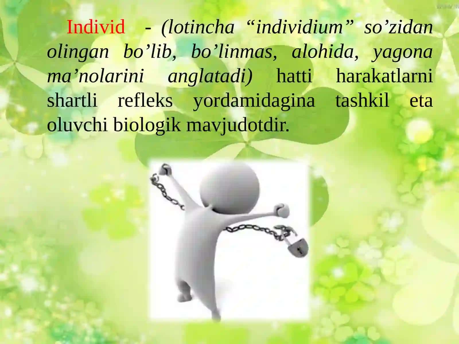 Shaxs va uning irodaviy sohasi 3
