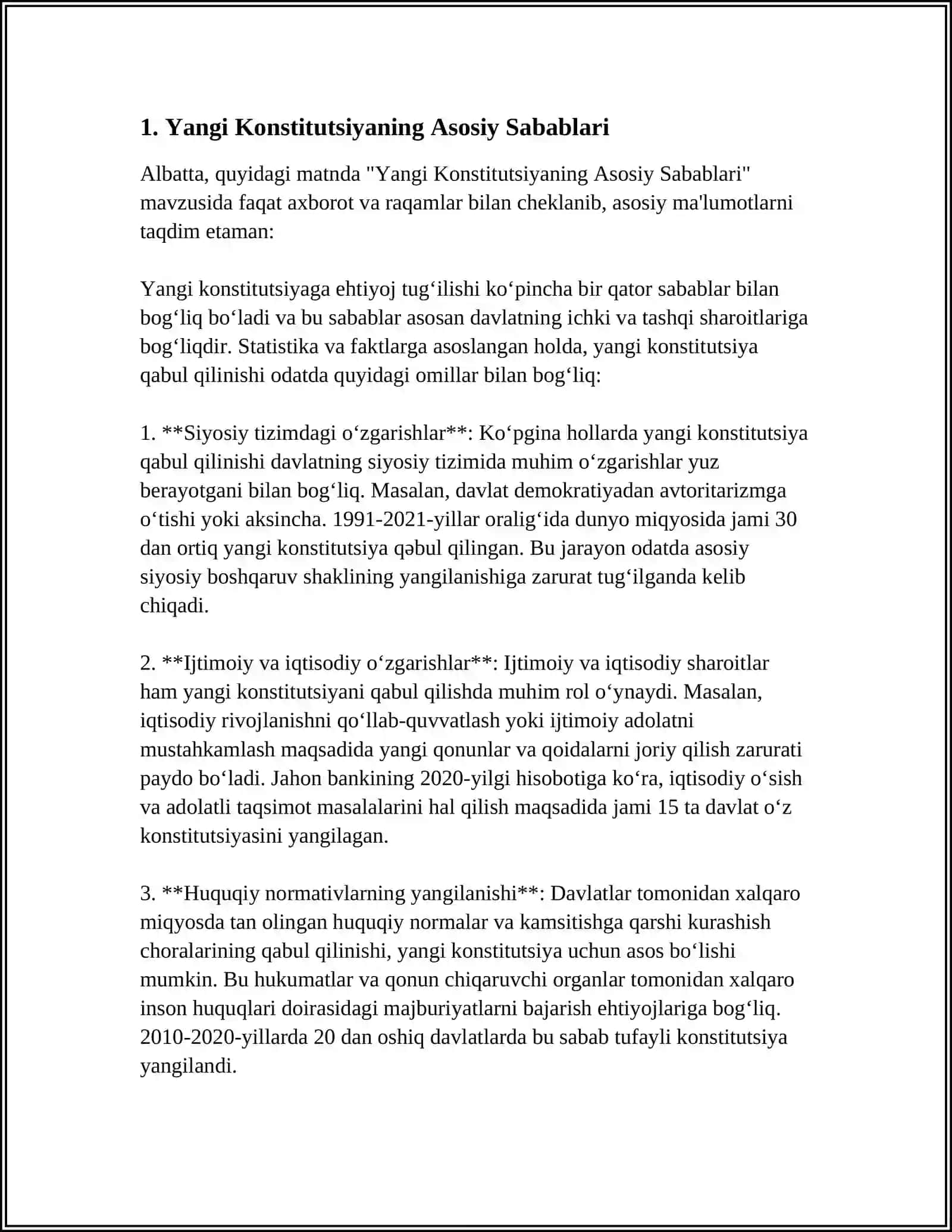 YANGI KONSTITUTSIYANING QABUL QILINISHI VA UNING TARIXIY AHAMIYATI 3
