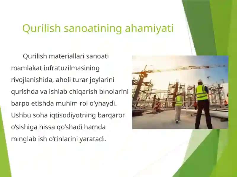Respublikamizda ishlab chiqariladigan asosiy turdagi qurilish materiallari 3