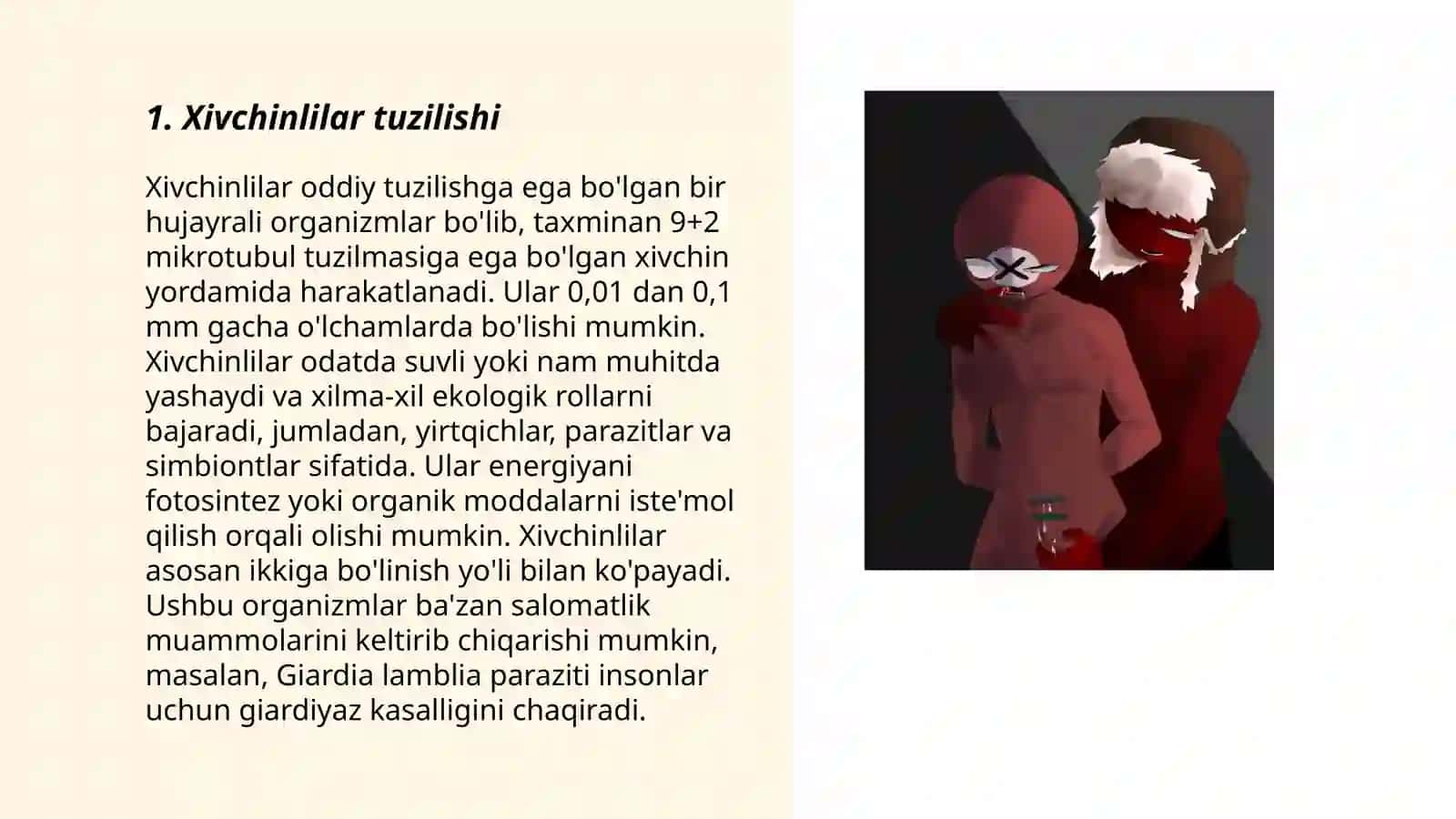 Xivchinlilar sinfi odam parazitlari 3