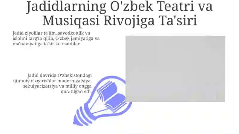Jadid ma'rifatparlarining o'lkan ijtimoiy ma'naviy hoyotida tutgan urni 3