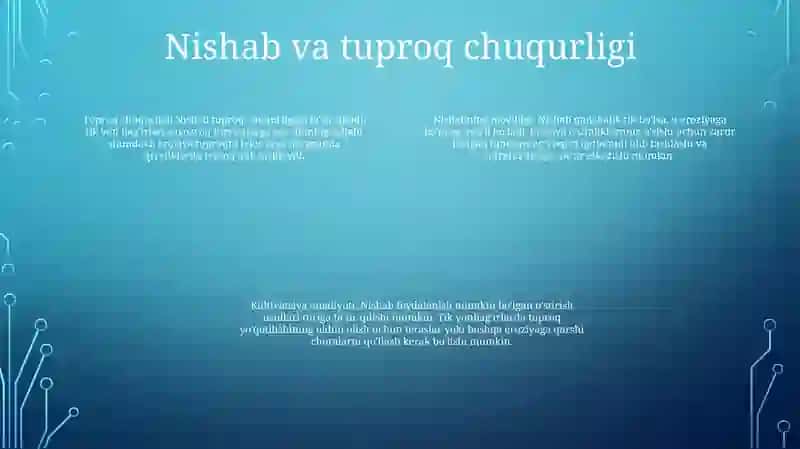 Tuproq Hosil BoʻLishida Relyefning Ahamiyati 3