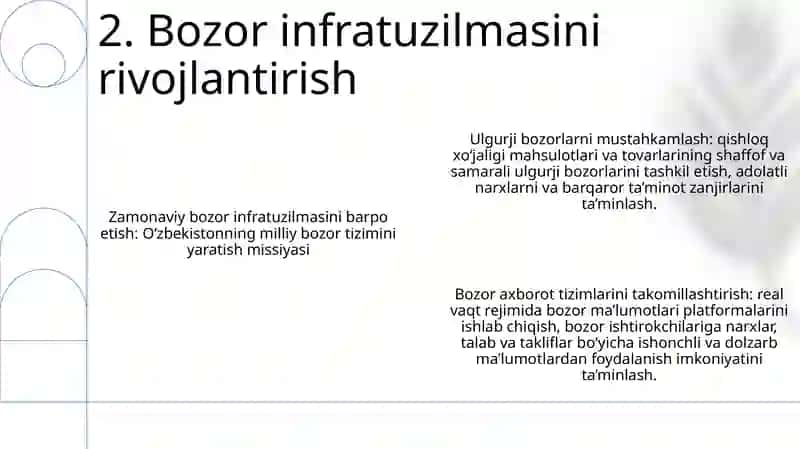 Ozbekistonda Milliy Bozorni Shakilantrish Vazifalari 3