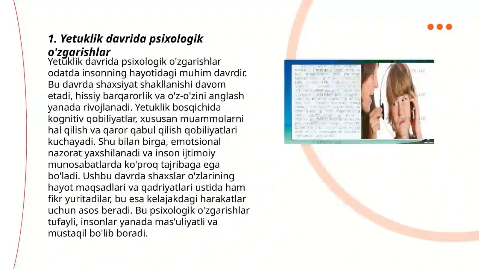 Yetuklik va keksalik davring psixalogik xusisiyatlari 3