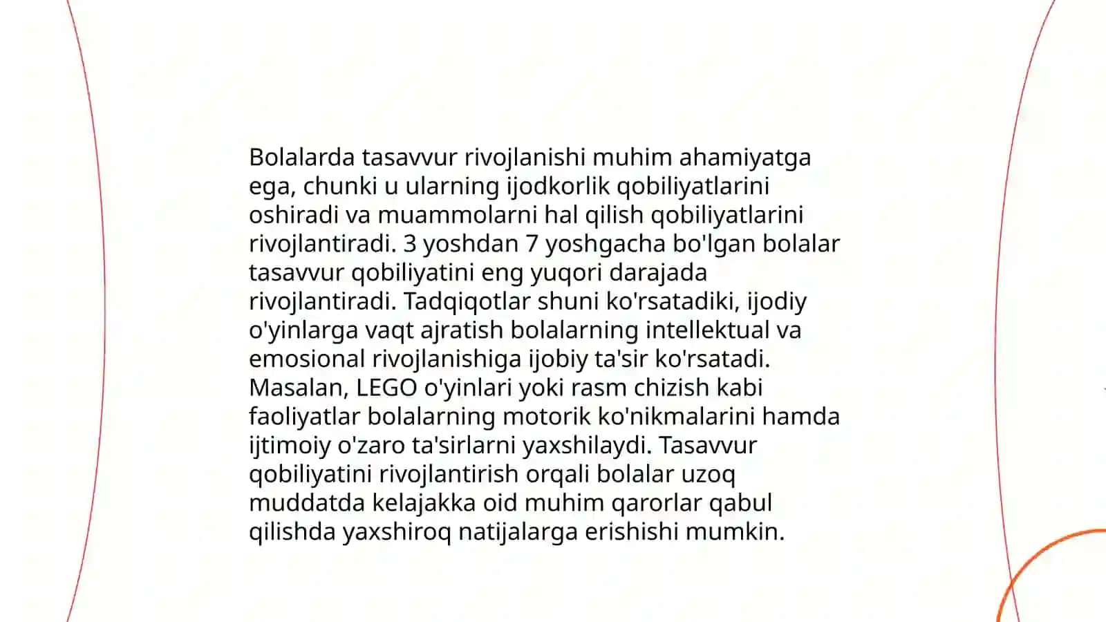 Ilk va maktabgacha yoshgacha bòlgan bolalarning dunyoni badiiy tasavvur etishga òrgatish yòllari 3