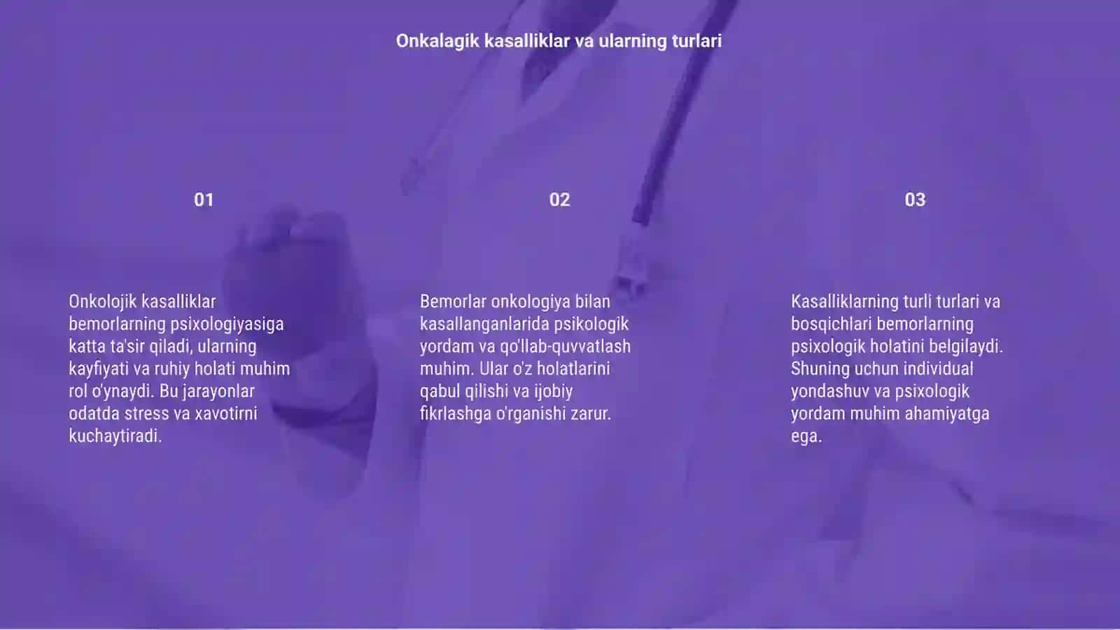 Onkalagik kasaliklarda bemorlarning pisixalogiyasi 3