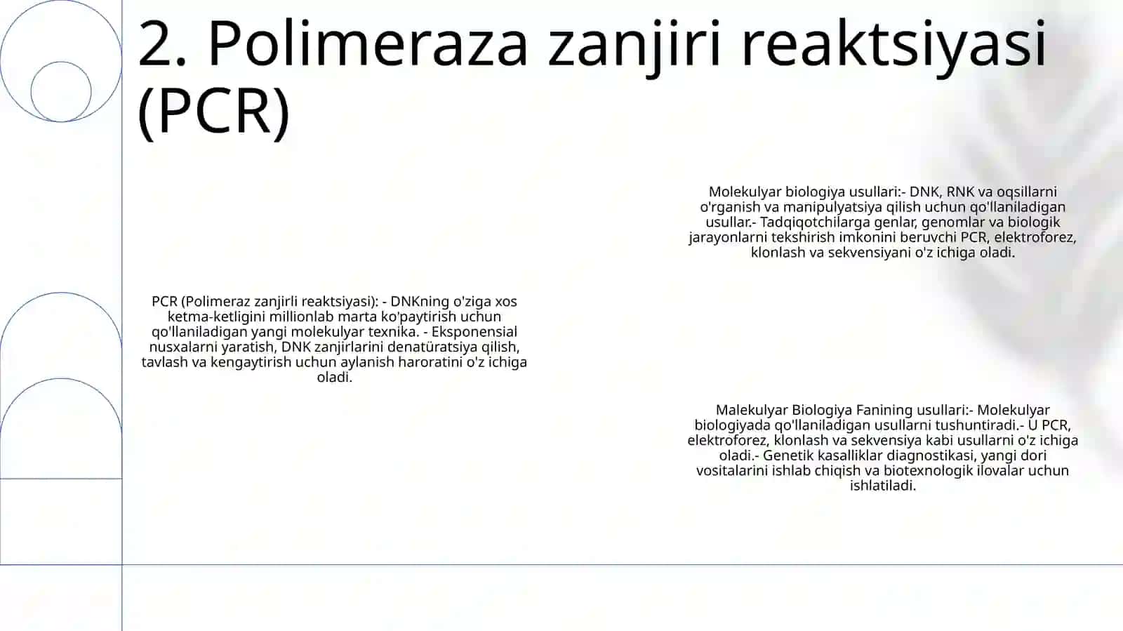 Malekulyar Biologiya Fanining Metodlari 3