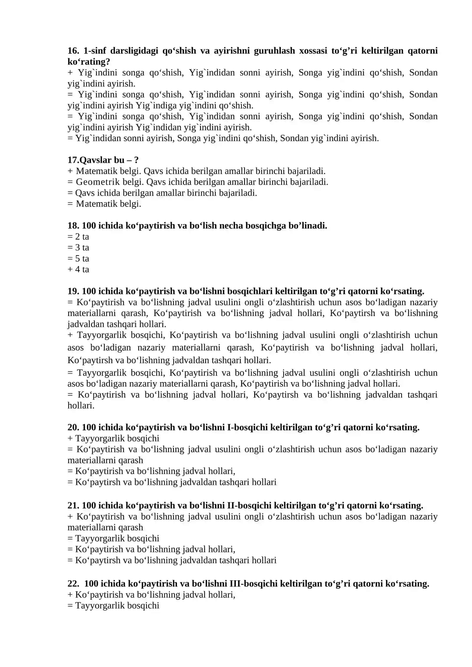 Raqamlash metodikasi 3