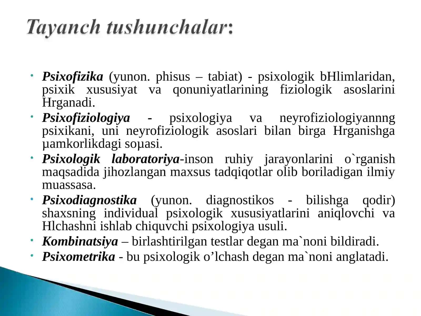 Psixodiagnostikaning psixologik tadqiqotlar sohasi sifatida shakllanguncha bo‘lgan davrda psixodiagnostikaga oid bilimlar taraqqiyoti 3