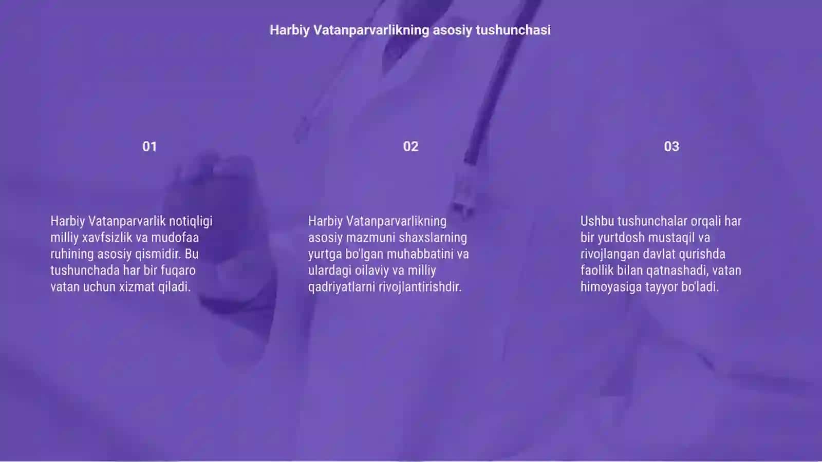Harbiy Vatanparvarlik notiqligi prsentatsiya 3