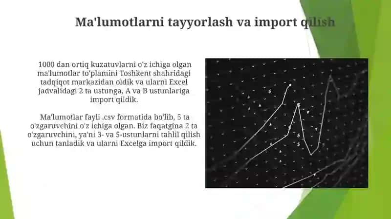 Ma'lumotlarni tayyorlash va import qilish 3