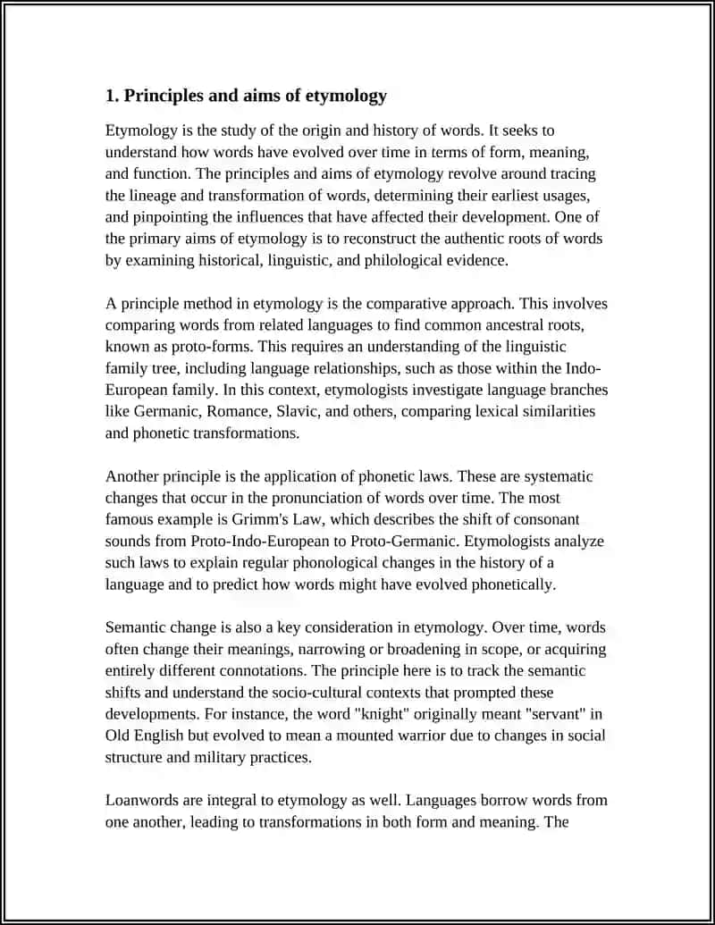 ETYMOLOGY OF WORDS. ETYMOLOGICAL CLASSIFICATION OF DICTIONARIES 3