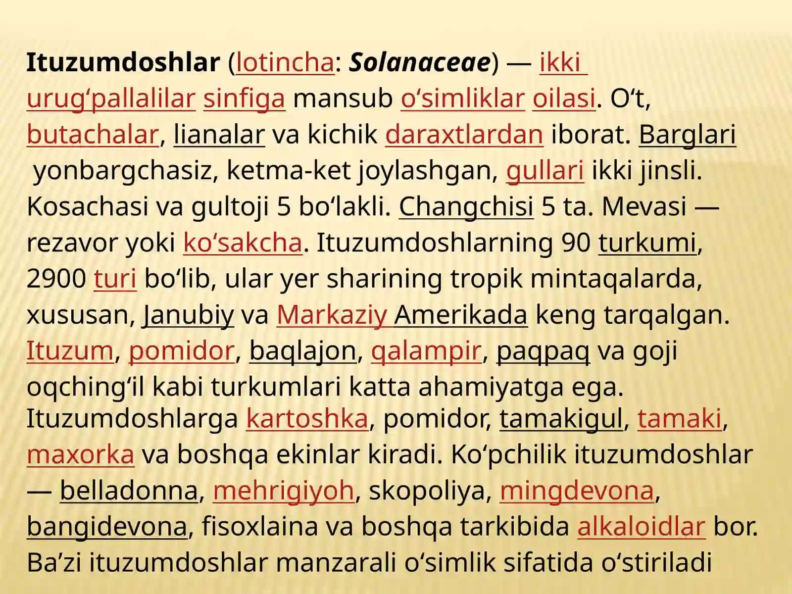 Dorivoro’simliklar fl orasi va sistematikasi 3