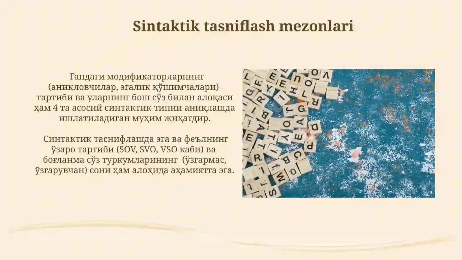 Jahon tillarining geneologik va tipologik tasnifi 3
