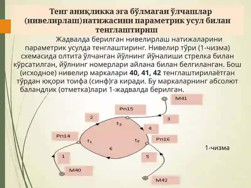 Тенглаштириш билан натижаларни параметрик усул билан тенглаштириш 3