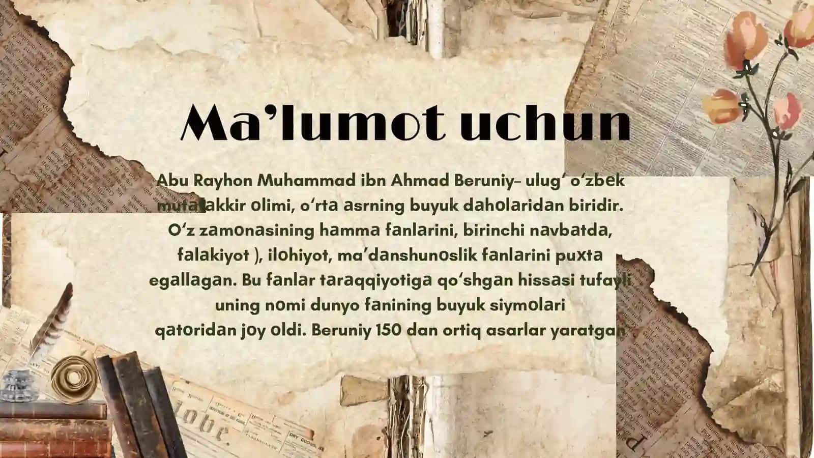 Abu Rayhon Beruniy 3