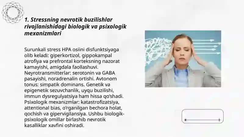 Stress va ularni bartaraf etish usullari shaxsdagi nevrotik buzilishlari 3