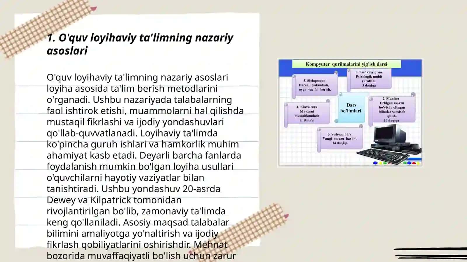 O'quv loyihaviy ta'limning nazariy asoslari 3