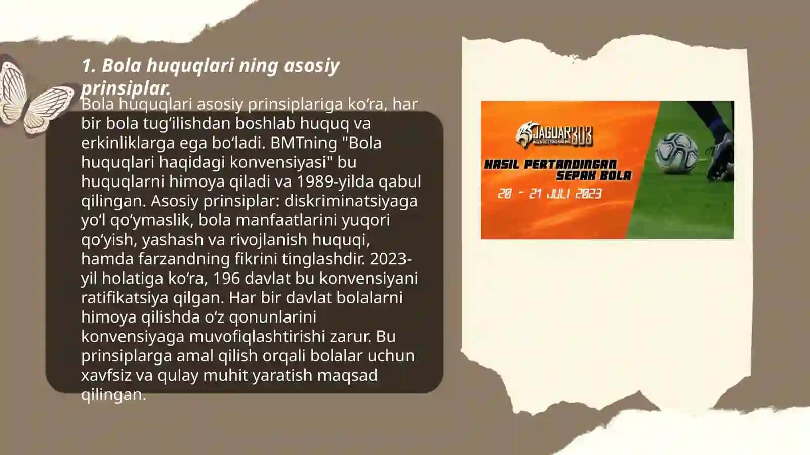 BMT ning "Bola huquqlari tug'risidagi konvensiyasi" 3