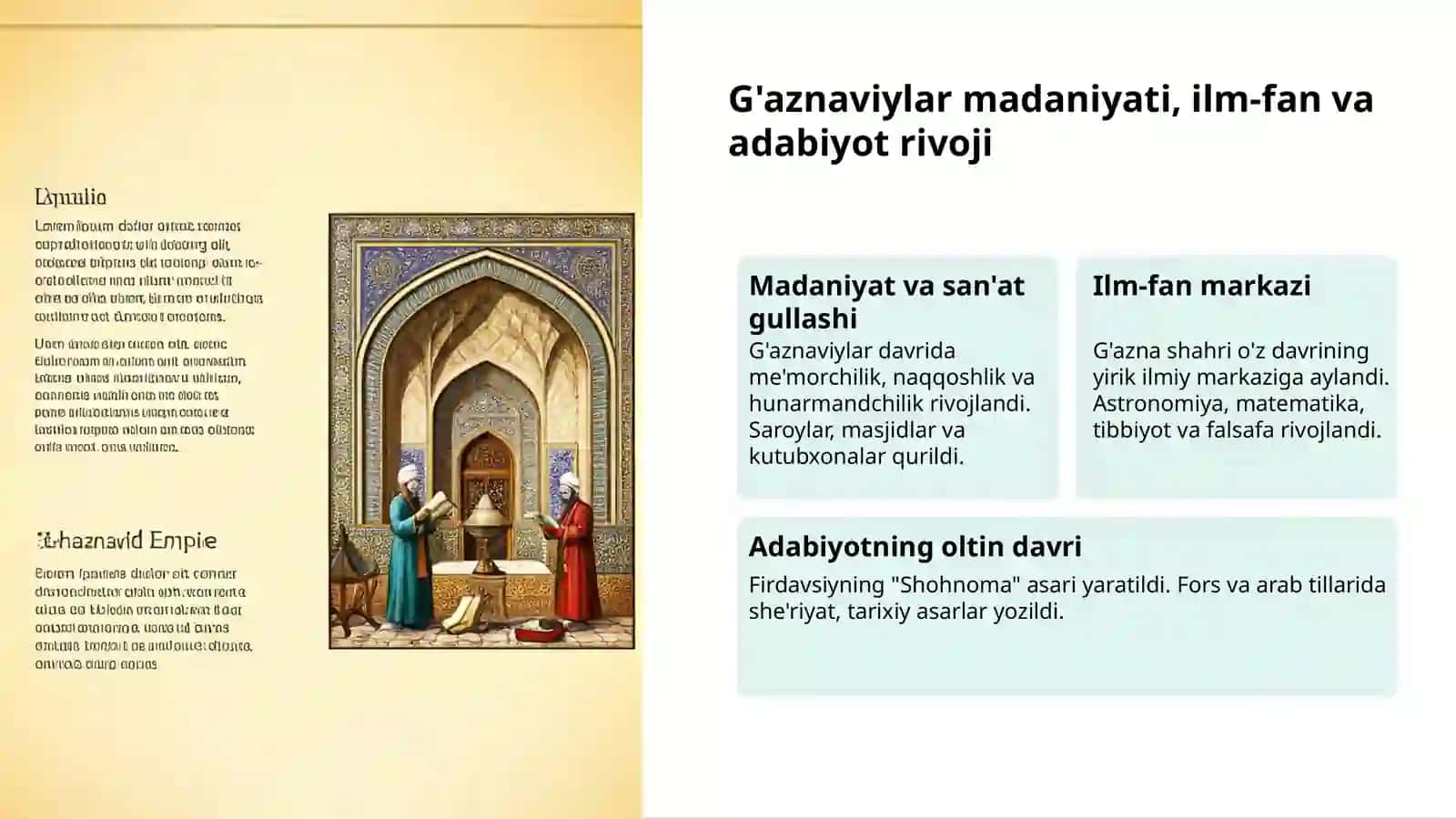 G‘aznaviylar: Buyuk Saltanat 3
