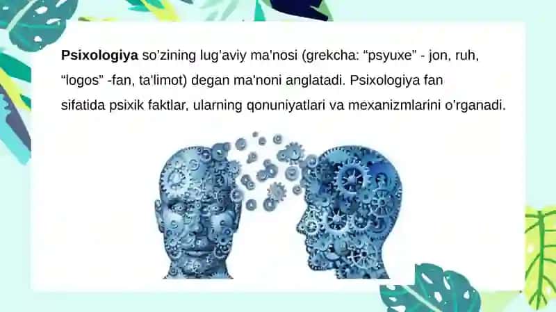 Psixologiyaga kirish: Psixikaning evolyutsion taraqqiyoti 3