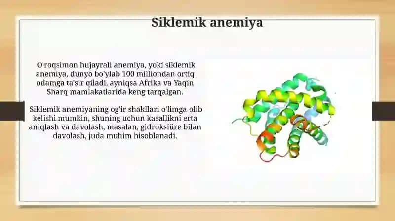 Aminokislotalar va oqsillar bilan bogʻliq boʻlgan kasalliklar 3