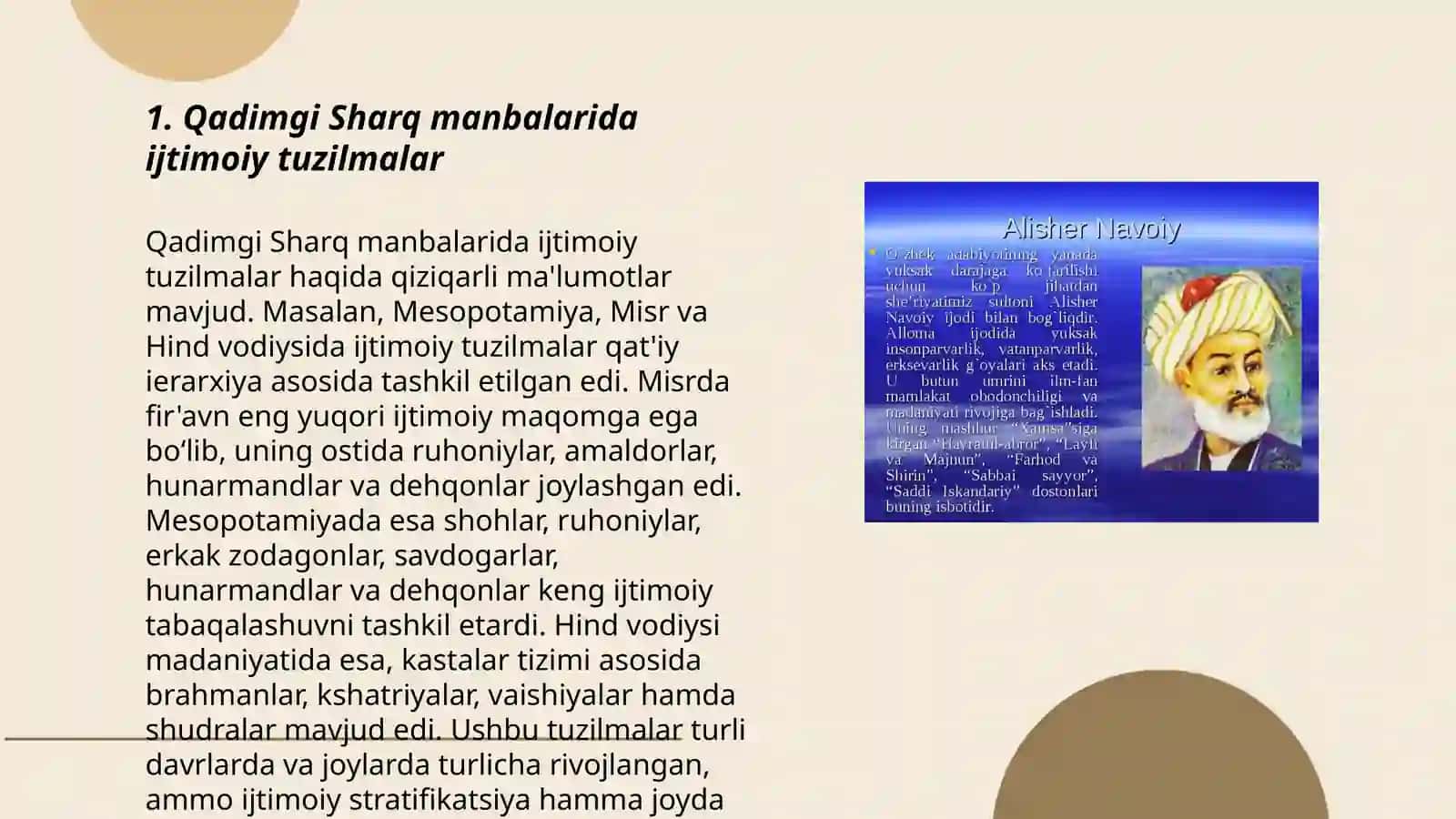 Qadimgi Sharq manbalarida jamiyat va tarbiya haqida qarashlar 3