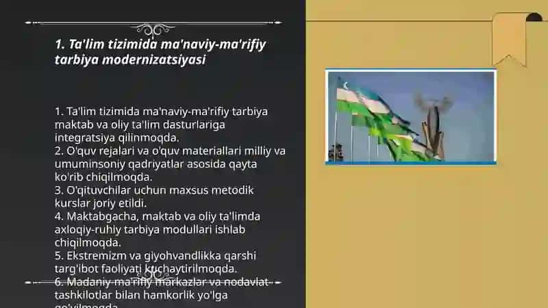 Ta'lim tizimida ma'naviy-ma'rifiy tarbiya modernizatsiyasi 3