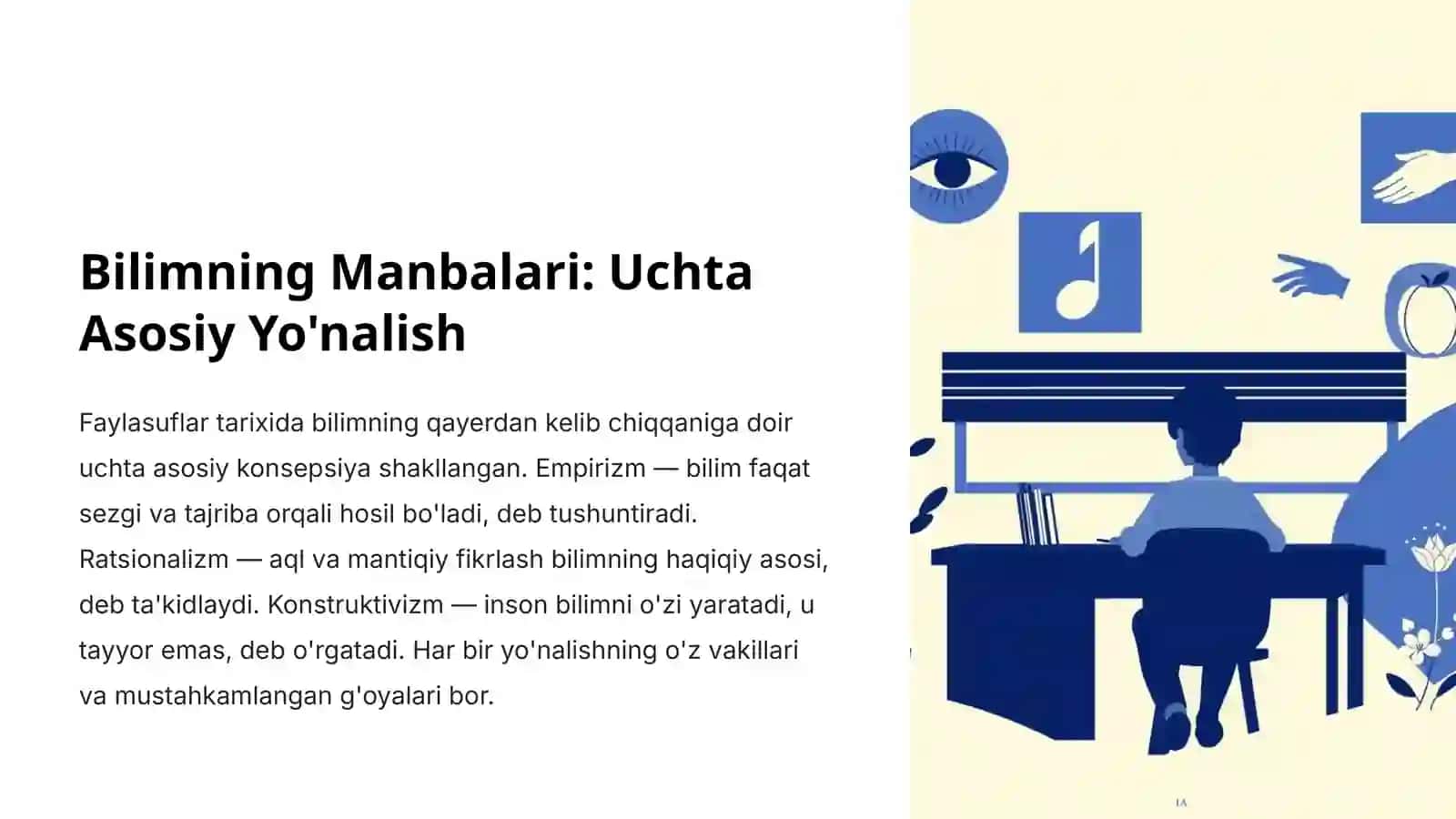 Gnoseologiya: Bilim Falsafasi 3