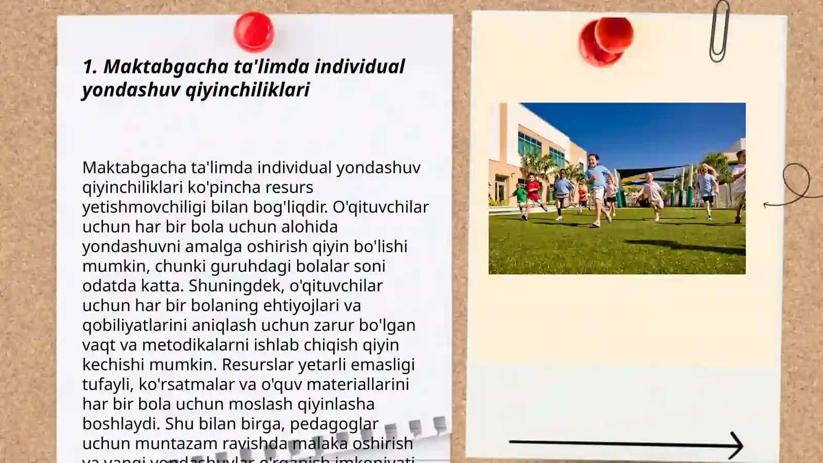 Maktabgacha ta'limda bolalar bilan ishlash jarayonidagi qiyinchiliklar 3