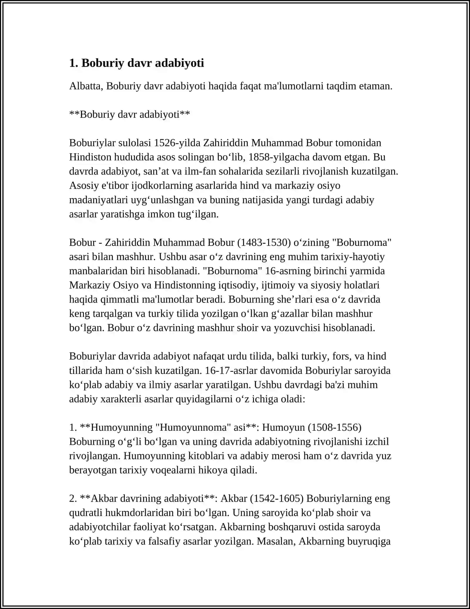 ESKI OʻZBEK ADABIY TILIDA ZOONIMLAR (“BOBURNOMA” TASNIFIDA) 3