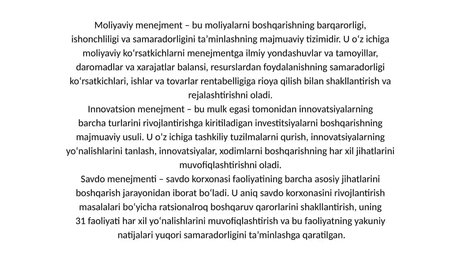 MENEJMENTNING NAZARIY ASOSLARI 3