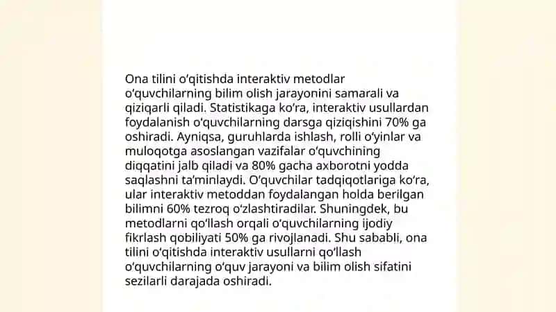 Ona tilini oʻqitish metodikasi 3