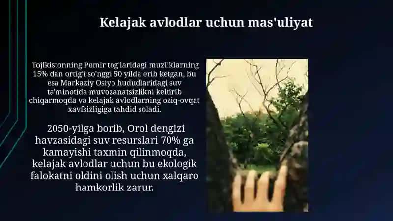 Ekologik Mas'uliyat va Kelajak Avlodlari 3